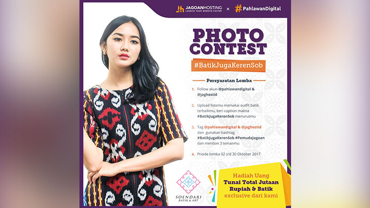 Poster kontes foto batik (istimewa)