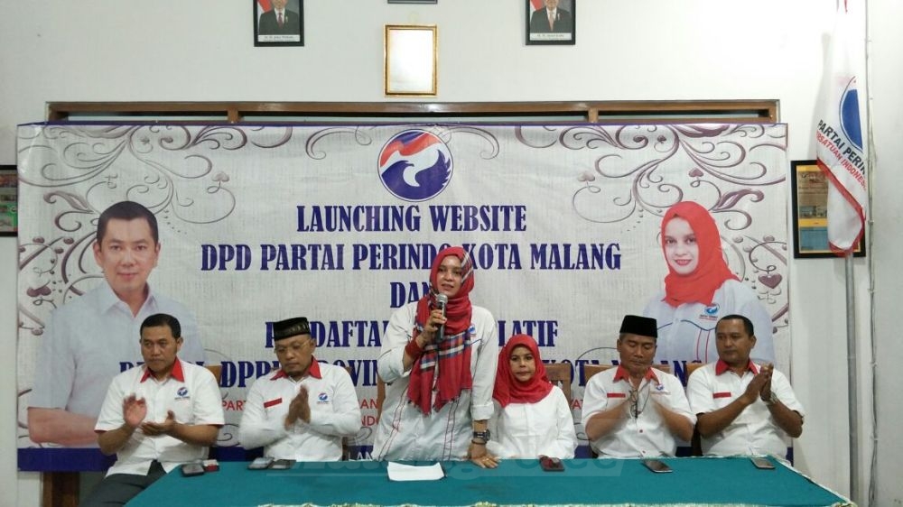 Sasar Simpatisan Muda, Perindo Kota Malang Launching Website Resmi