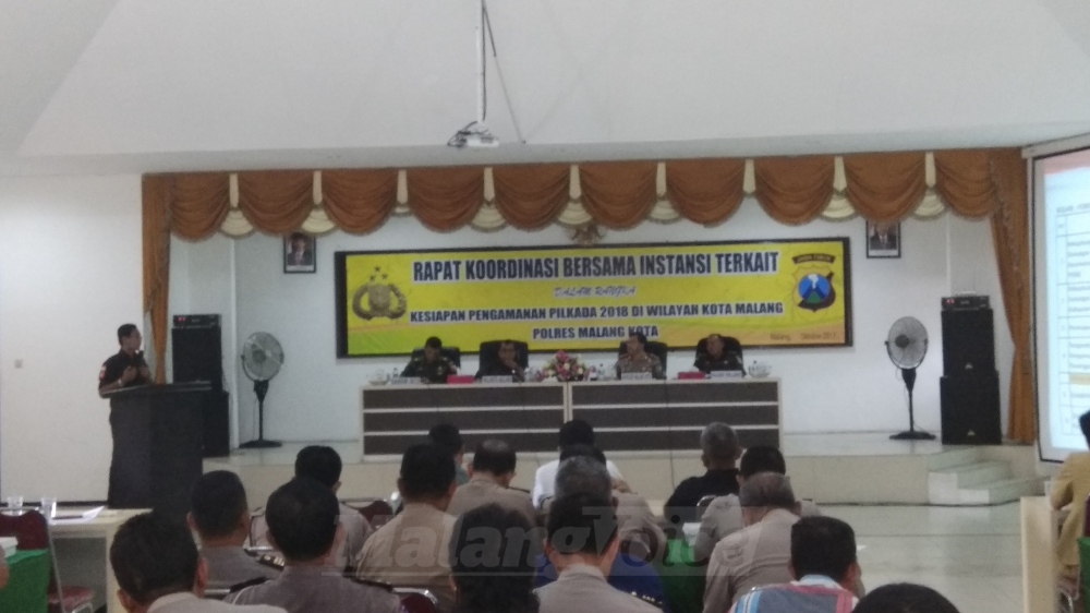 Polisi Petakan Tingkat Kerawanan Selama Pilkada 2018 di Kota Malang