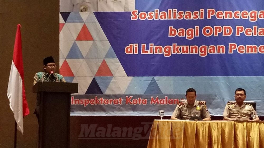 Cegah Pungli, Inspektorat Pemkot Malang Kumpulkan OPD