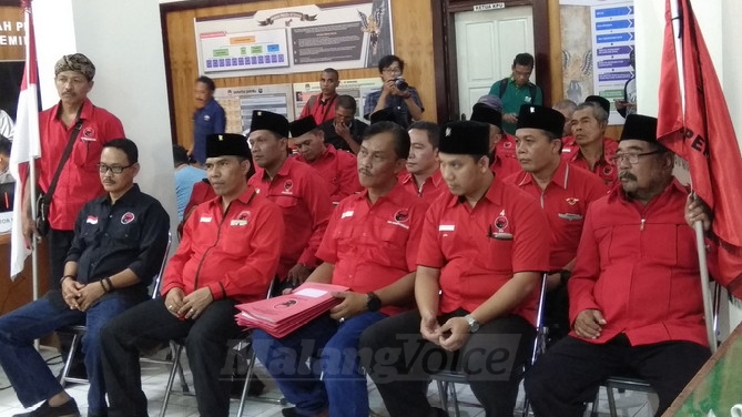 Ketua DPC PDIP Kota Malang, Arief Wicaksono. (deny rahmawan)