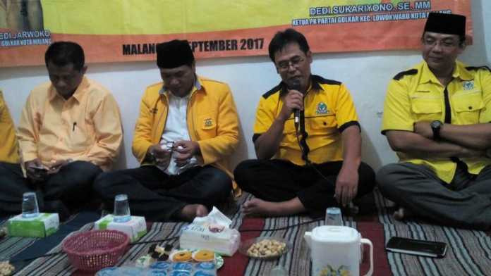 Suasana konsolidasi dan sarasehan Partai Golkar Kota Malang di Sumbersari. (Istimewa)