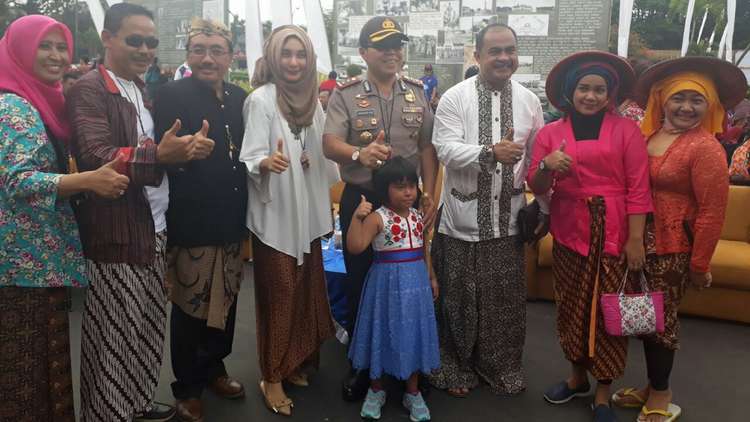 Kapolres Malang Kota AKBP Hoiruddin Hasibuan bersama pejabat yang hadir di MTD. (istimewa)