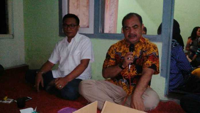 Ketua DPD Partai Golkar Kota Malang, Sofyan Edy Jarwoko bersama Bambang Sumarto. (istimewa)