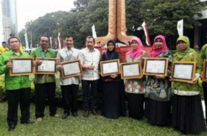 Sekolah di Kota Malang terima penghargaan Adiwiyata Nasional. (Istimewa)