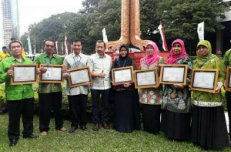 Sekolah di Kota Malang terima penghargaan Adiwiyata Nasional. (Istimewa)