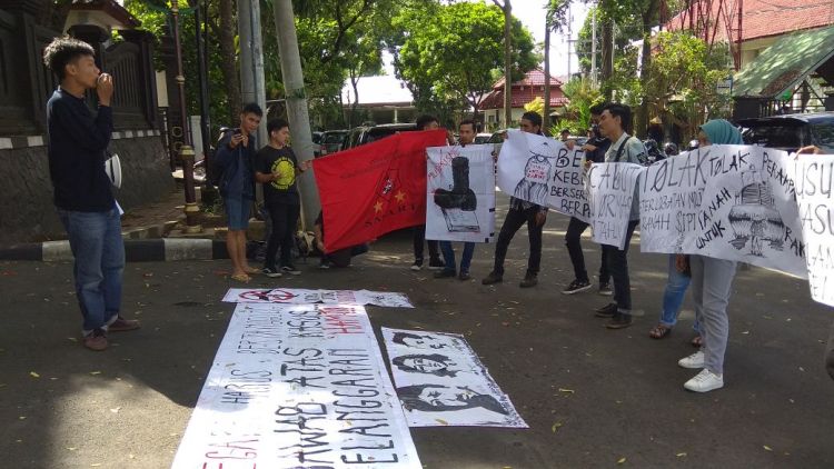 Demo, Mahasiswa Sebut UU Ormas Bentuk Pelanggaran HAM Terbuka