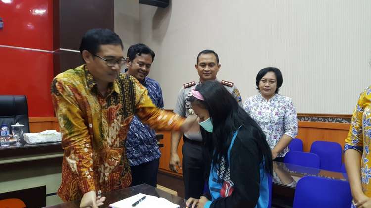 Deputi Advokasi UKP PIP Bertemu VAM, Disaksikan Kapolres Malang.