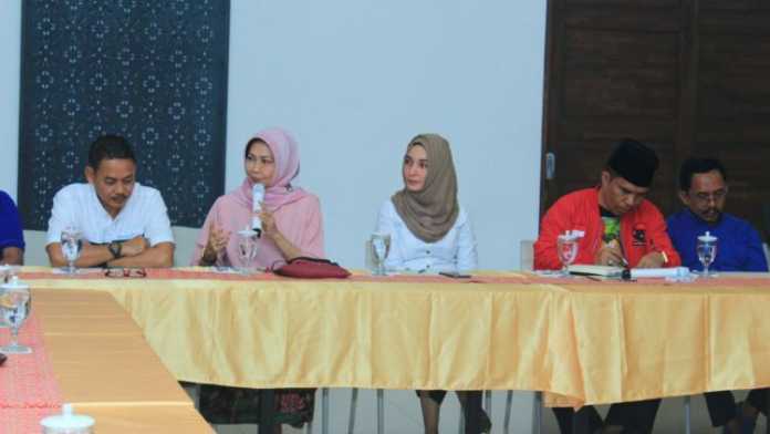 Rapat koordinasi partai pengusung Nanda - Wanedi. (Muhammad Choirul)