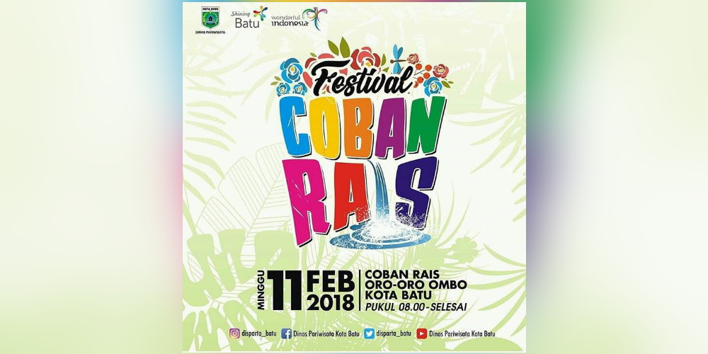 Festival Coban Rais Siap Hibur Wisatawan. (Disparta Kota Batu)
