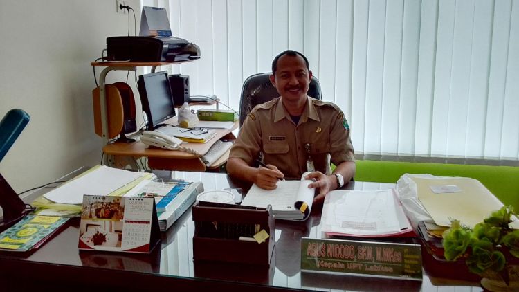 Kepala Laboratorium Kesehatan Daerah Kota Malang, Agus Widodo, SKM M.Mkes. (Lisdya Shelly)