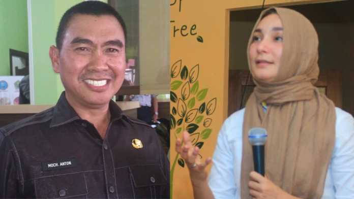 Calon Wali Kota Malang, HM Anton dan Yaqud Ananda Gudban. (MVoice)