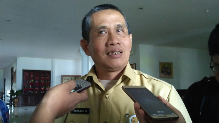 Sekretaris DPRD Kota Malang, Bambang Suharijadi. (Muhammad Choirul)