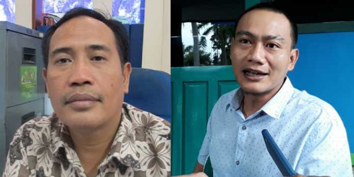 Ketua Komunitas Arek Kepanjen Muhamad Sulaiman Wahyu Hadi, Kadindik kabupaten Malang M Hidayat. (Toski)
