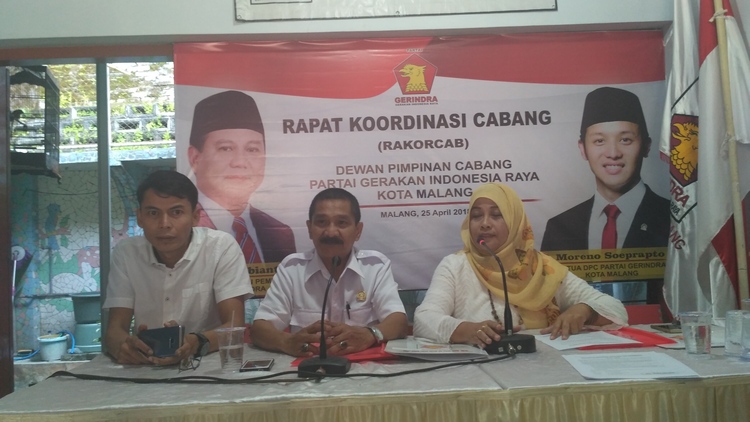Pileg 2019, Gerindra Target 9 Kursi DPRD Kota Malang