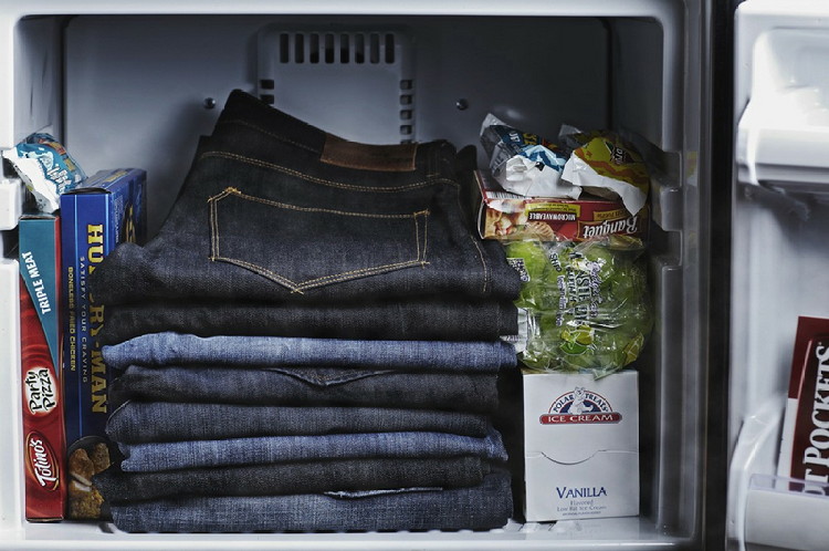 jeans on freezer. (Medium.com)