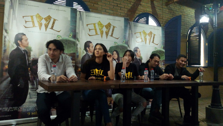 Pemain EL The Movie saat presscon. (Anja a)