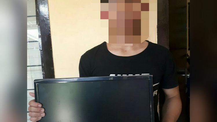 Pencuri TV di Ngajum Dibekuk Polisi