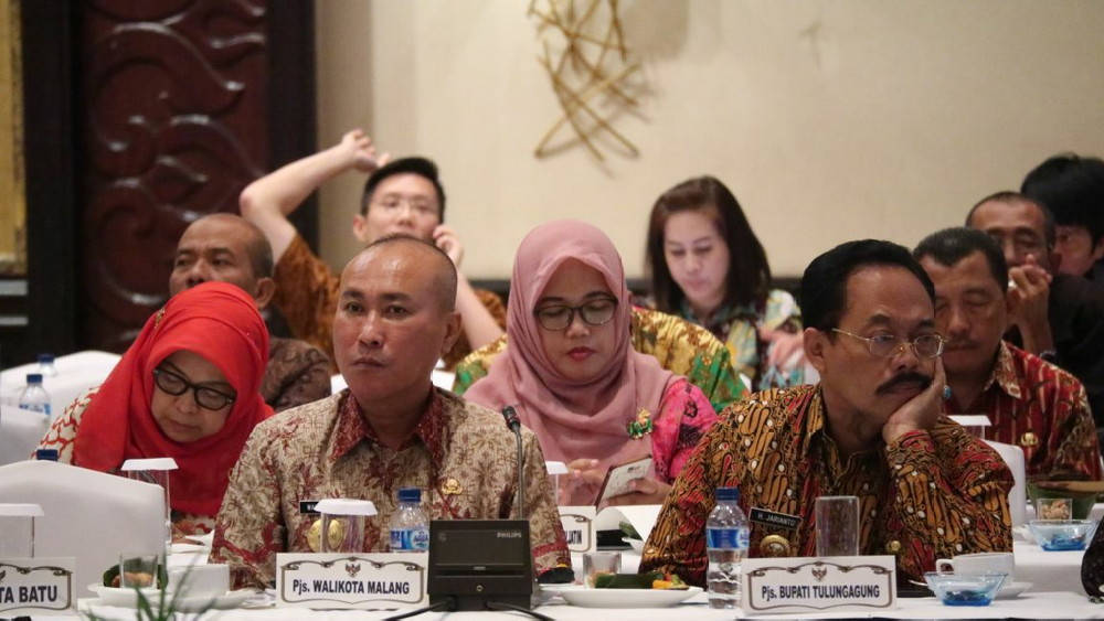 Pjs Wali Kota Malang, Wahid Wahyudi, menghadiri Rakor TPID se-Jawa Timur di Surabaya. (Istimewa)