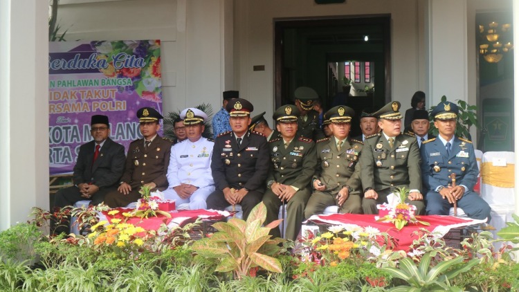 Upacara peringati Hari Kebangkitan Nasional di Balai Kota Malang. (Istimewa)
