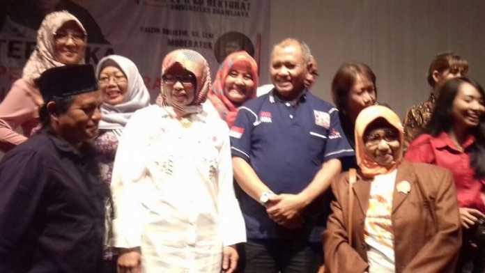 Ketua KPK, Agus Rahardjo (tengah). (deny rahmawan)