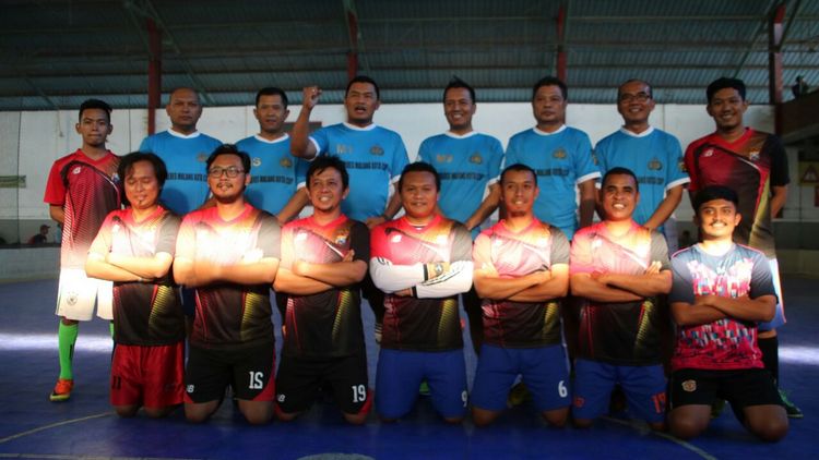 Buka Turnamen Futsal, Polres Malang Kota Tantang Wartawan di Laga Pembuka