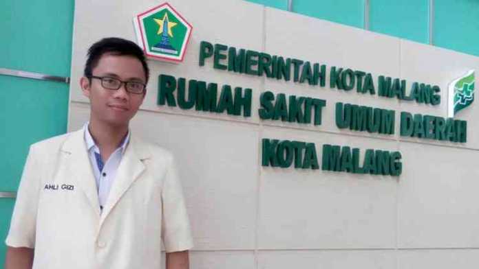 Kepala Instalasi dan Ahli Gizi RSUD Kota Malang Asep Fery Deni Septian. (Lisdya Shelly)