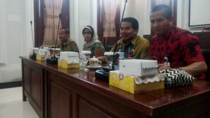 Rapat koordinasi di Gedung DPRD Kota Malang. (Muhammad Choirul)