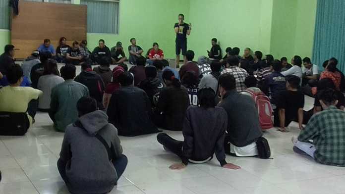 Technical Meeting jelang event 104 sound system. (Lisdya Shelly)