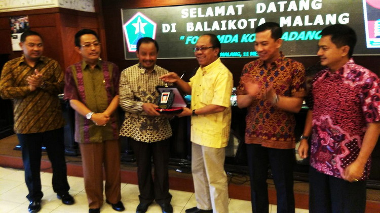 Forkopimda Kota Padang mengunjungi Kota Malang untuk studi tiru. (Istimewa)