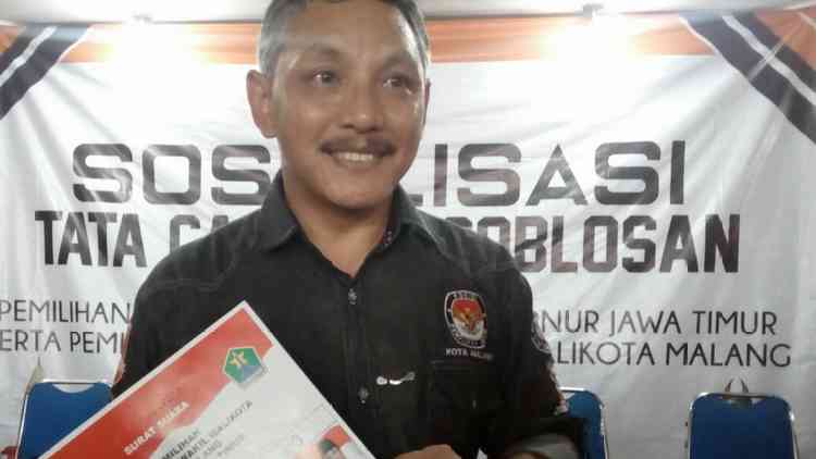 Komisioner KPU Kota Malang Divisi Sosialisasi, Ashari Husen. (Istimewa)