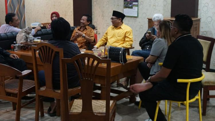 Konsolidasi Garda Pancasila Kota Malang memberi dukungan ke Sae. (Istimewa)