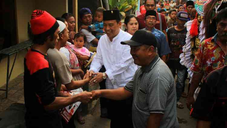 Calon Wakil Wali Kota Malang, Ahmad Wanedi, kian dekat dengan warga.(Istimewa)