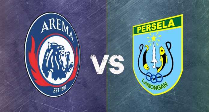 Arema FC Vs Persela Lamongan. (Mvoice)