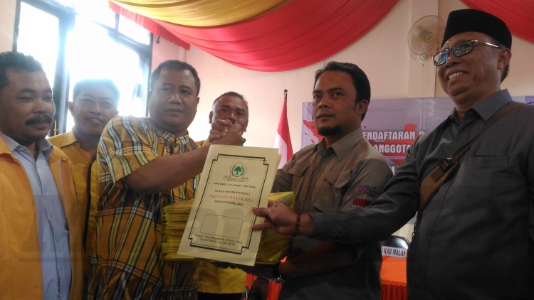 Ketua DPD Partai Golkar Kabupaten Malang, Siadi. (Toski D)