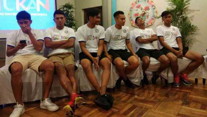 Pemain Arema FC. (deny rahmawan)