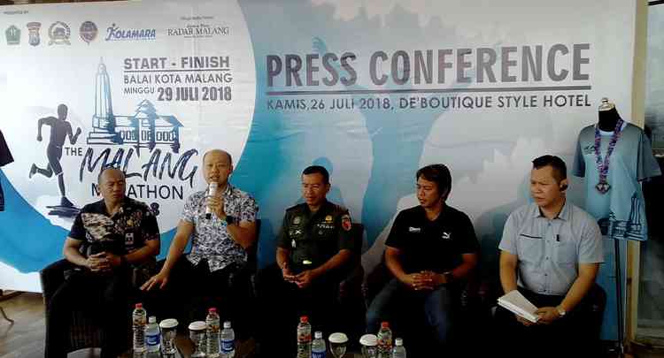 Press Conference Malang Marathon 2018. (Lisdya Shelly)