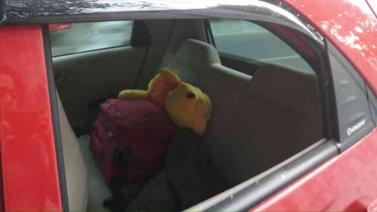 Mobil korban. (istimewa)