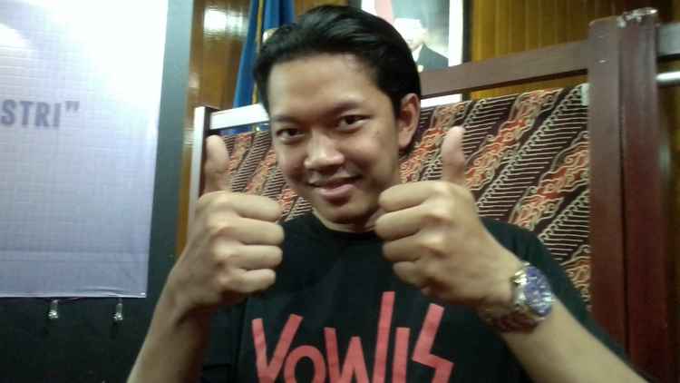 Youtuber asal Malang, Bayu Eko Moektito alias Bayu Skak. (Lisdya)