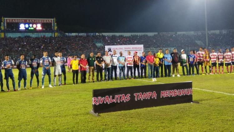 18 Manajer Tim Liga 1 Ikrar Bersama Rivalitas Tanpa Membunuh di Malang