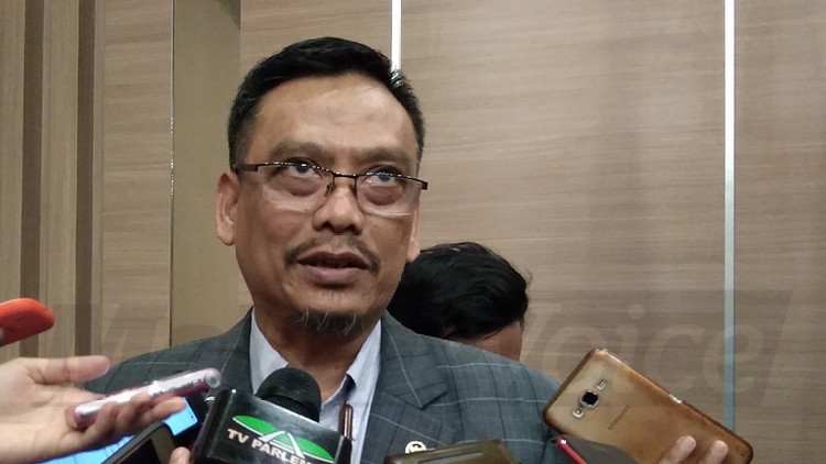 Wakil Ketua DPR Komisi X, Abdul Fikri Faqih saat berkunjung ke Malang. (Lisdya)