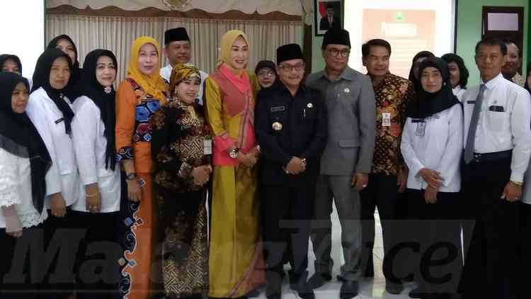 Wali Kota Malang, Sutiaji kukuhkan 37 kepala sekolah. (Lisdya)