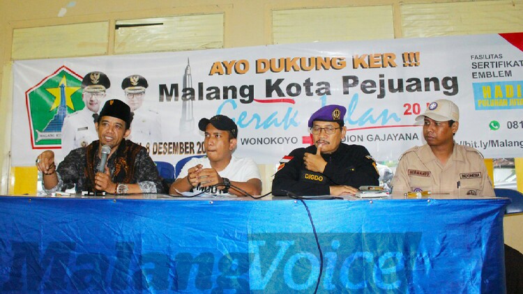 KNPI Kota Malang Gelar Gerak Jalan Susuri Monumen Pejuang