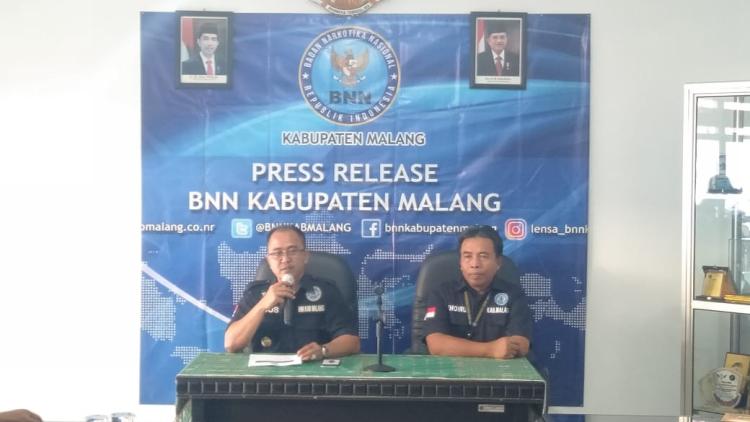 Ini Capaian BNN Kabupaten Malang Selama Tahun 2018
