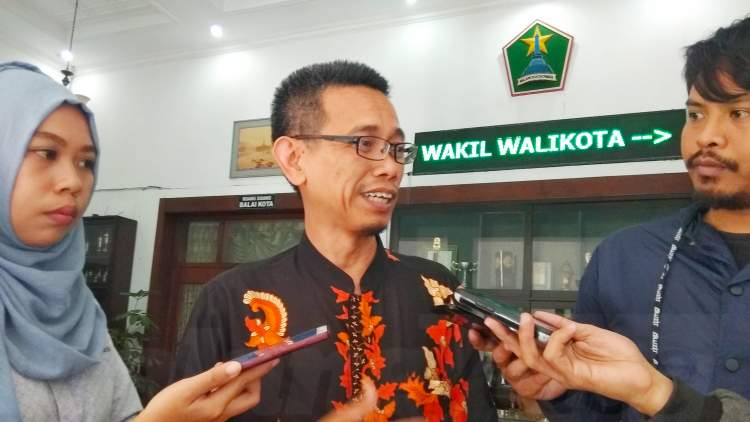 Ketua Presidium KAHMI Malang Luthfi J Kurniawan usai temui Wali Kota Malang Sutiaji, Senin (28/1).