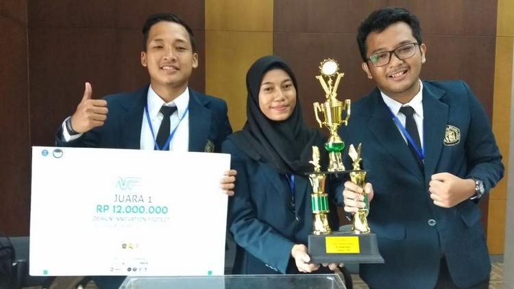 Mahasiswa FT UB Sabet Juara I dalam Lomba Design Innovation Project 2018