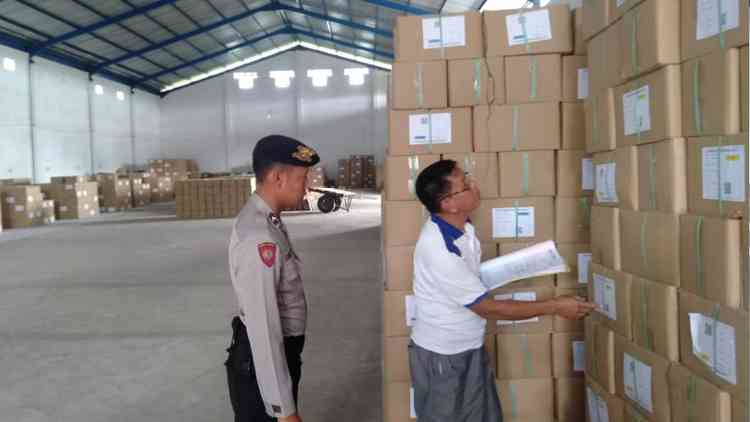 KPU Kabupaten Malang Pastikan Logistik Surat Suara Pemilu 2019 Aman