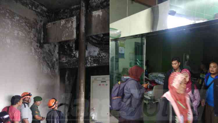 Panel Listrik Terbakar, Pasien RS Saiful Anwar Panik