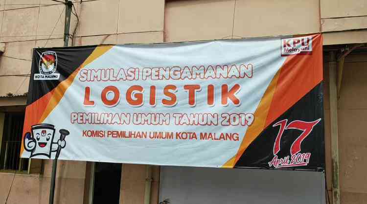 VIDEO: KPU Kota Malang Simulasi Pengamanan Jelang Pemilu 2019