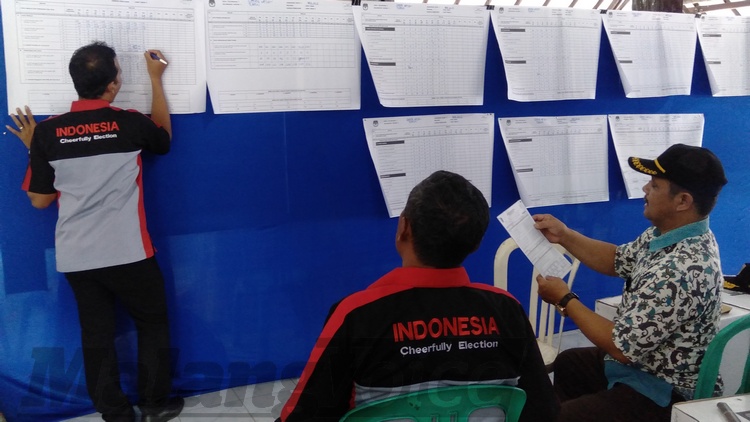 KPU Kabupaten Malang Tetapkan Hari Ini Penyelesaian rekapitulasi surat suara di  PPK